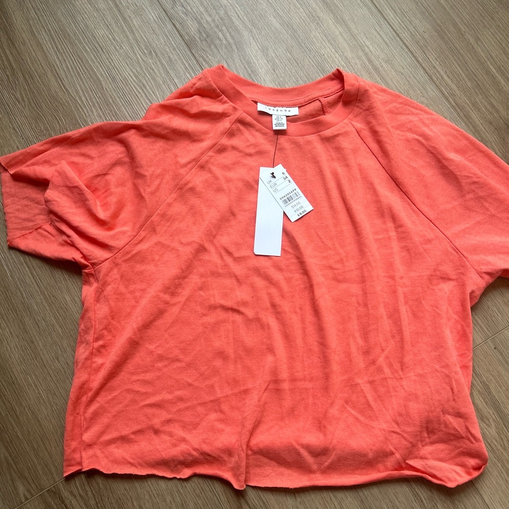 Coral Short Sleeve Top